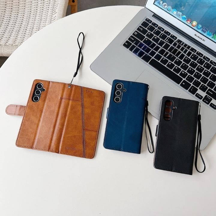 Shockproof PU Leather Flip Phone Case - Oppo Reno 12 Pro (5G)